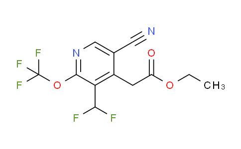 AM173098 | 1804333-01-4 | Ethyl 5-cyano-3-(difluoromethyl)-2-(trifluoromethoxy)pyridine-4-acetate