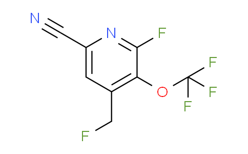 6-Cyano-2-fluoro-4-(fluoromethyl)-3-(trifluoromethoxy)pyridine