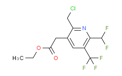 AM17311 | 1361768-56-0 | Ethyl 2-(chloromethyl)-6-(difluoromethyl)-5-(trifluoromethyl)pyridine-3-acetate