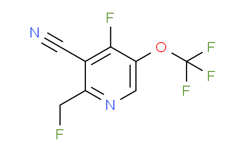 3-Cyano-4-fluoro-2-(fluoromethyl)-5-(trifluoromethoxy)pyridine