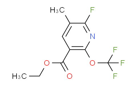 Ethyl 2-fluoro-3-methyl-6-(trifluoromethoxy)pyridine-5-carboxylate