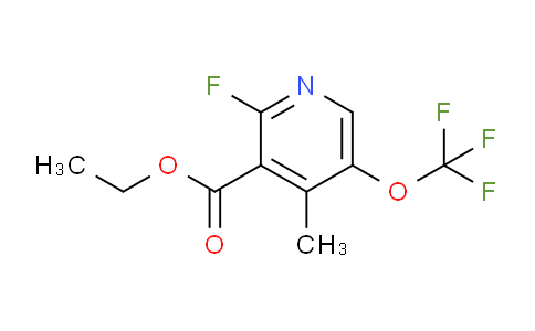 Ethyl 2-fluoro-4-methyl-5-(trifluoromethoxy)pyridine-3-carboxylate