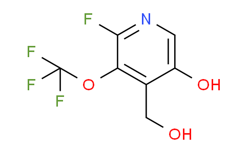 2-Fluoro-5-hydroxy-3-(trifluoromethoxy)pyridine-4-methanol
