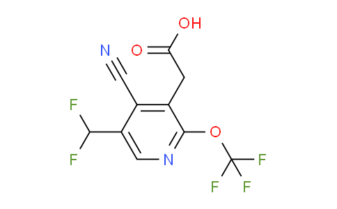 AM173129 | 1806718-58-0 | 4-Cyano-5-(difluoromethyl)-2-(trifluoromethoxy)pyridine-3-acetic acid