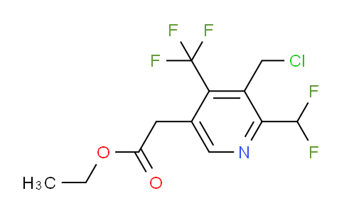 AM17313 | 1361878-98-9 | Ethyl 3-(chloromethyl)-2-(difluoromethyl)-4-(trifluoromethyl)pyridine-5-acetate