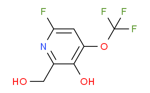 6-Fluoro-3-hydroxy-4-(trifluoromethoxy)pyridine-2-methanol
