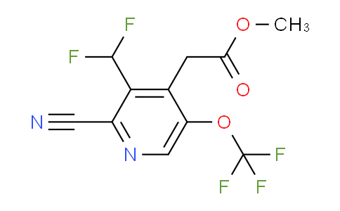 AM173141 | 1804310-85-7 | Methyl 2-cyano-3-(difluoromethyl)-5-(trifluoromethoxy)pyridine-4-acetate