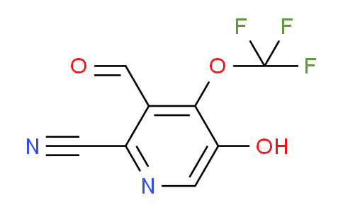 2-Cyano-5-hydroxy-4-(trifluoromethoxy)pyridine-3-carboxaldehyde
