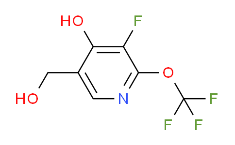 3-Fluoro-4-hydroxy-2-(trifluoromethoxy)pyridine-5-methanol