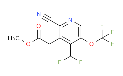 AM173147 | 1804311-84-9 | Methyl 2-cyano-4-(difluoromethyl)-5-(trifluoromethoxy)pyridine-3-acetate