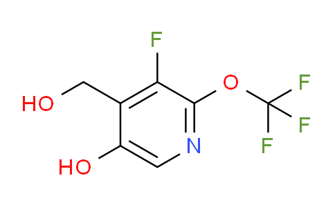 3-Fluoro-5-hydroxy-2-(trifluoromethoxy)pyridine-4-methanol