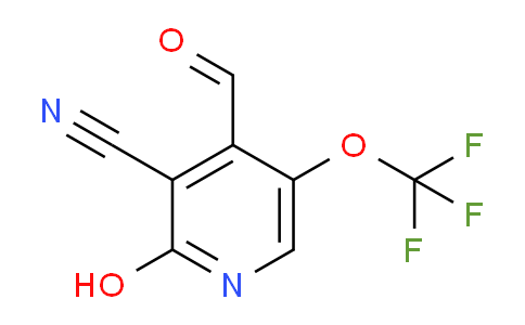 3-Cyano-2-hydroxy-5-(trifluoromethoxy)pyridine-4-carboxaldehyde