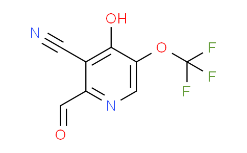 3-Cyano-4-hydroxy-5-(trifluoromethoxy)pyridine-2-carboxaldehyde