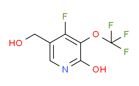 4-Fluoro-2-hydroxy-3-(trifluoromethoxy)pyridine-5-methanol