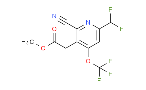 AM173160 | 1804739-73-8 | Methyl 2-cyano-6-(difluoromethyl)-4-(trifluoromethoxy)pyridine-3-acetate