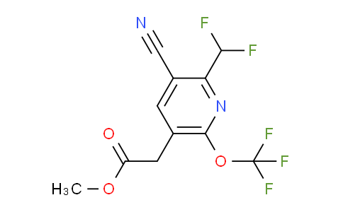 AM173164 | 1804312-02-4 | Methyl 3-cyano-2-(difluoromethyl)-6-(trifluoromethoxy)pyridine-5-acetate