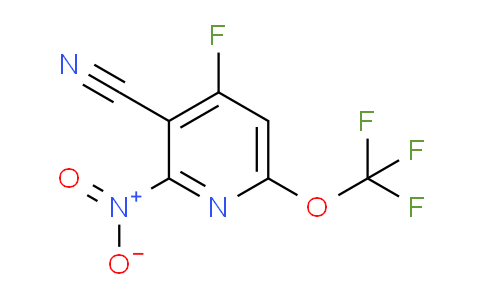 3-Cyano-4-fluoro-2-nitro-6-(trifluoromethoxy)pyridine