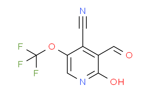 4-Cyano-2-hydroxy-5-(trifluoromethoxy)pyridine-3-carboxaldehyde