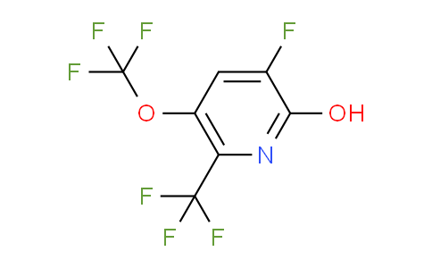 3-Fluoro-2-hydroxy-5-(trifluoromethoxy)-6-(trifluoromethyl)pyridine