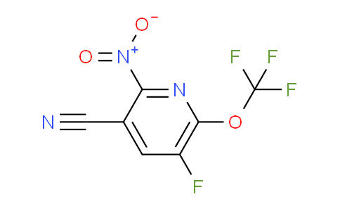 3-Cyano-5-fluoro-2-nitro-6-(trifluoromethoxy)pyridine