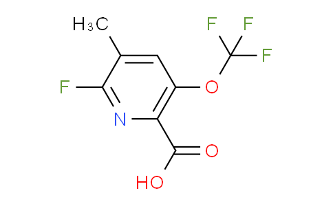 AM173182 | 1806260-62-7 | 2-Fluoro-3-methyl-5-(trifluoromethoxy)pyridine-6-carboxylic acid