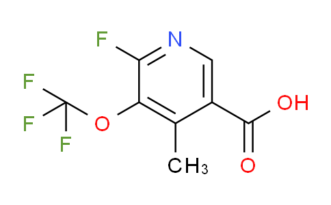 AM173188 | 1804311-45-2 | 2-Fluoro-4-methyl-3-(trifluoromethoxy)pyridine-5-carboxylic acid