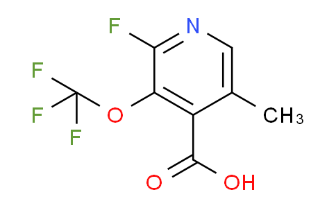 AM173196 | 1804311-59-8 | 2-Fluoro-5-methyl-3-(trifluoromethoxy)pyridine-4-carboxylic acid