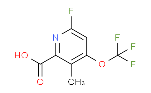 AM173198 | 1804311-64-5 | 6-Fluoro-3-methyl-4-(trifluoromethoxy)pyridine-2-carboxylic acid