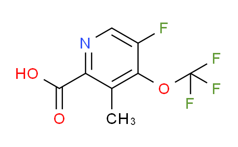 AM173214 | 1804311-88-3 | 5-Fluoro-3-methyl-4-(trifluoromethoxy)pyridine-2-carboxylic acid