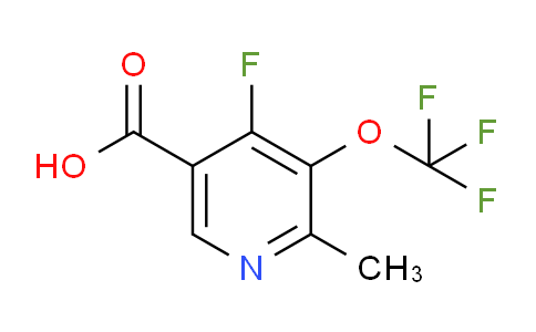 AM173217 | 1804781-75-6 | 4-Fluoro-2-methyl-3-(trifluoromethoxy)pyridine-5-carboxylic acid