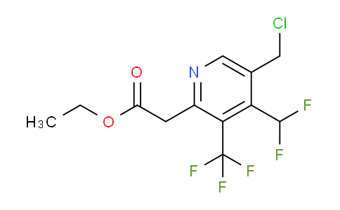 AM17322 | 1361687-35-5 | Ethyl 5-(chloromethyl)-4-(difluoromethyl)-3-(trifluoromethyl)pyridine-2-acetate