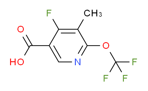 AM173222 | 1804311-93-0 | 4-Fluoro-3-methyl-2-(trifluoromethoxy)pyridine-5-carboxylic acid