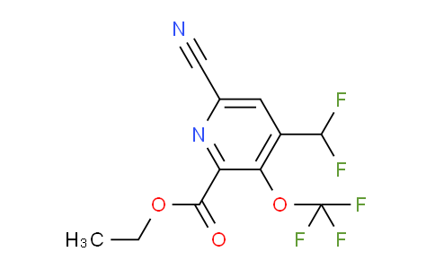 AM173227 | 1804310-70-0 | Ethyl 6-cyano-4-(difluoromethyl)-3-(trifluoromethoxy)pyridine-2-carboxylate