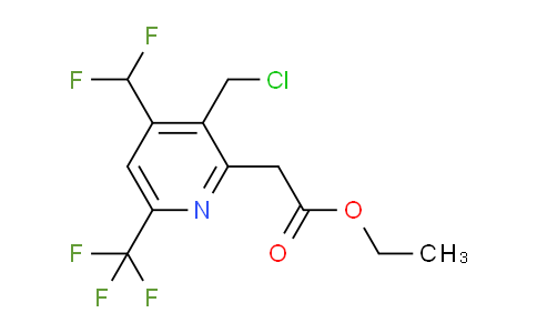 AM17323 | 1361852-62-1 | Ethyl 3-(chloromethyl)-4-(difluoromethyl)-6-(trifluoromethyl)pyridine-2-acetate