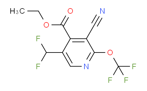 AM173253 | 1804625-61-3 | Ethyl 3-cyano-5-(difluoromethyl)-2-(trifluoromethoxy)pyridine-4-carboxylate