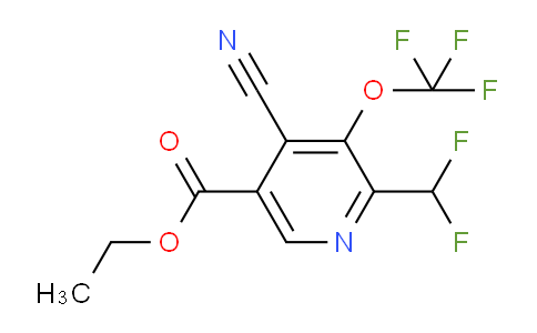 AM173261 | 1804625-65-7 | Ethyl 4-cyano-2-(difluoromethyl)-3-(trifluoromethoxy)pyridine-5-carboxylate