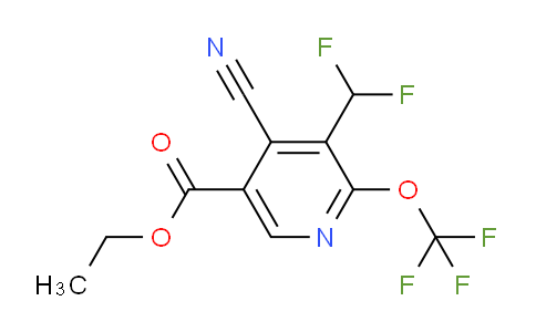 AM173264 | 1804306-48-6 | Ethyl 4-cyano-3-(difluoromethyl)-2-(trifluoromethoxy)pyridine-5-carboxylate