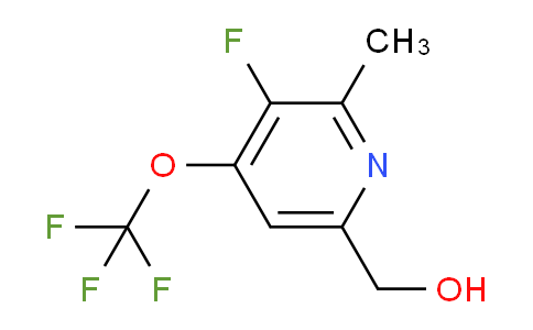 3-Fluoro-2-methyl-4-(trifluoromethoxy)pyridine-6-methanol