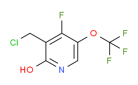 3-(Chloromethyl)-4-fluoro-2-hydroxy-5-(trifluoromethoxy)pyridine