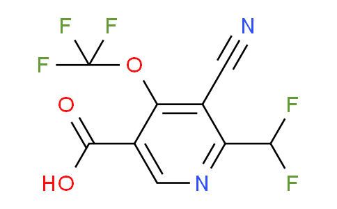 AM173270 | 1804739-50-1 | 3-Cyano-2-(difluoromethyl)-4-(trifluoromethoxy)pyridine-5-carboxylic acid