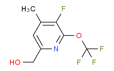 3-Fluoro-4-methyl-2-(trifluoromethoxy)pyridine-6-methanol