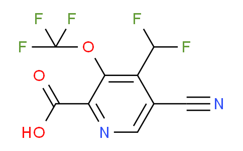 AM173275 | 1804304-73-1 | 5-Cyano-4-(difluoromethyl)-3-(trifluoromethoxy)pyridine-2-carboxylic acid