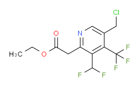 AM17328 | 1361879-04-0 | Ethyl 5-(chloromethyl)-3-(difluoromethyl)-4-(trifluoromethyl)pyridine-2-acetate