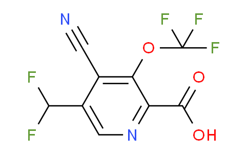 AM173286 | 1806190-22-6 | 4-Cyano-5-(difluoromethyl)-3-(trifluoromethoxy)pyridine-2-carboxylic acid