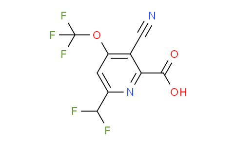 AM173288 | 1803678-55-8 | 3-Cyano-6-(difluoromethyl)-4-(trifluoromethoxy)pyridine-2-carboxylic acid