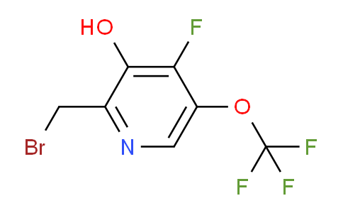 2-(Bromomethyl)-4-fluoro-3-hydroxy-5-(trifluoromethoxy)pyridine