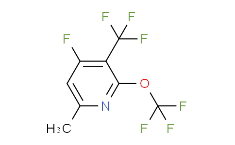 4-Fluoro-6-methyl-2-(trifluoromethoxy)-3-(trifluoromethyl)pyridine