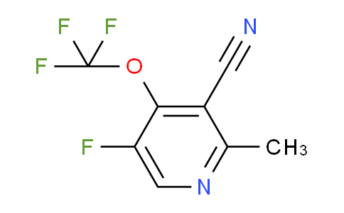 3-Cyano-5-fluoro-2-methyl-4-(trifluoromethoxy)pyridine