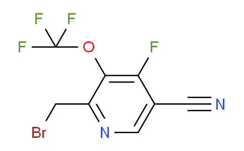 2-(Bromomethyl)-5-cyano-4-fluoro-3-(trifluoromethoxy)pyridine