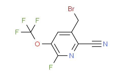 AM173343 | 1806104-57-3 | 3-(Bromomethyl)-2-cyano-6-fluoro-5-(trifluoromethoxy)pyridine